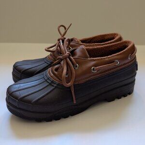 NEW Sperry Top Sider Brown Heron Duck Boots Women’s Size 7